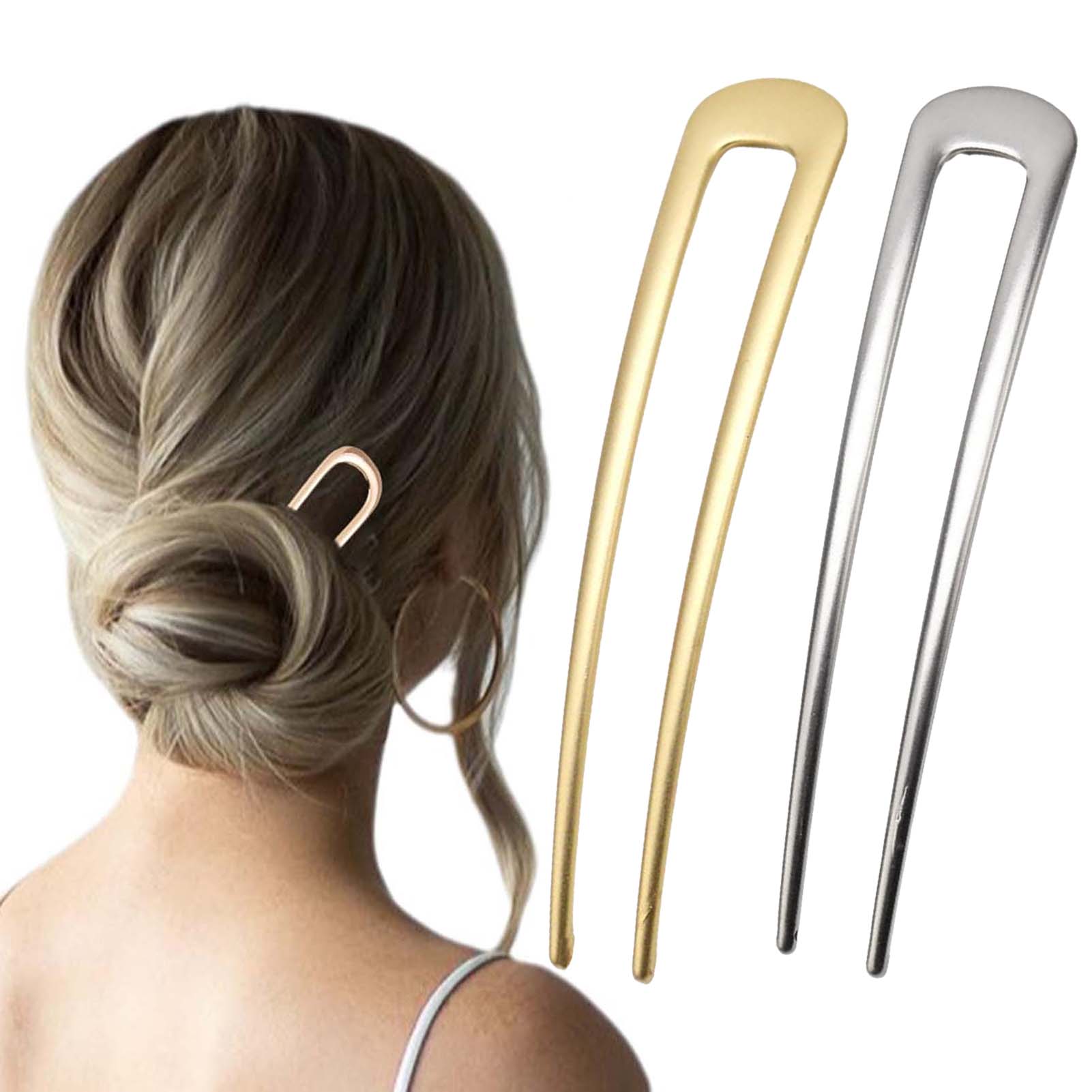 Home Office Or - Forcine per capelli a U alla