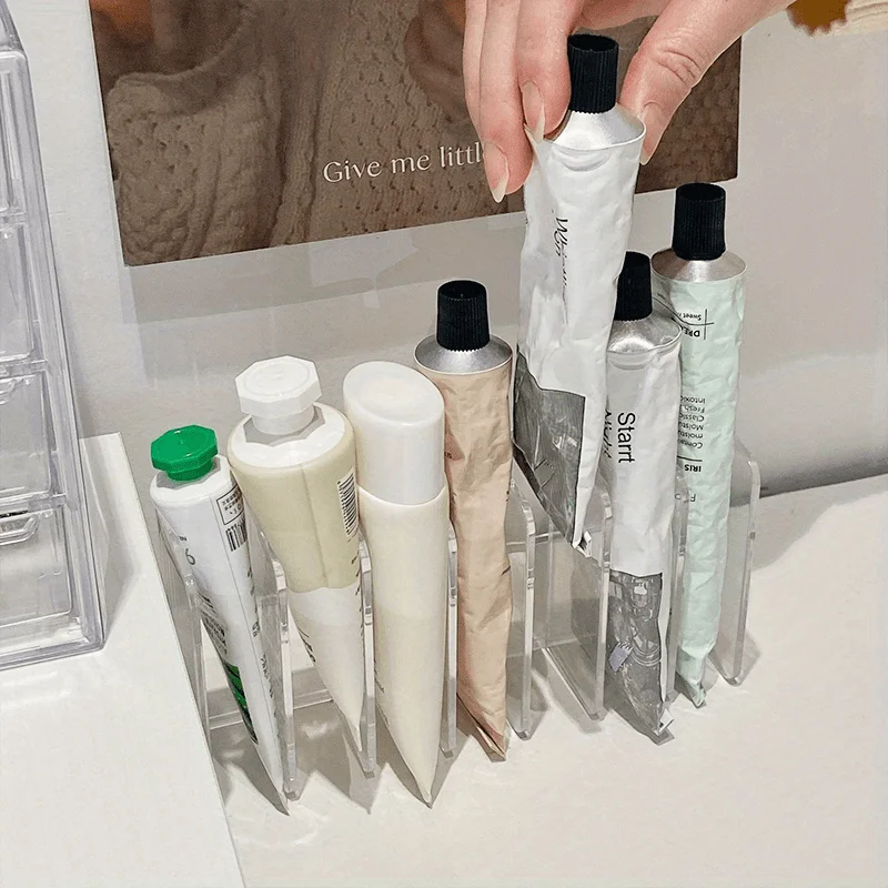 Home Office Work Table - 1 pz. Organizzatore cosmetico trasparente in