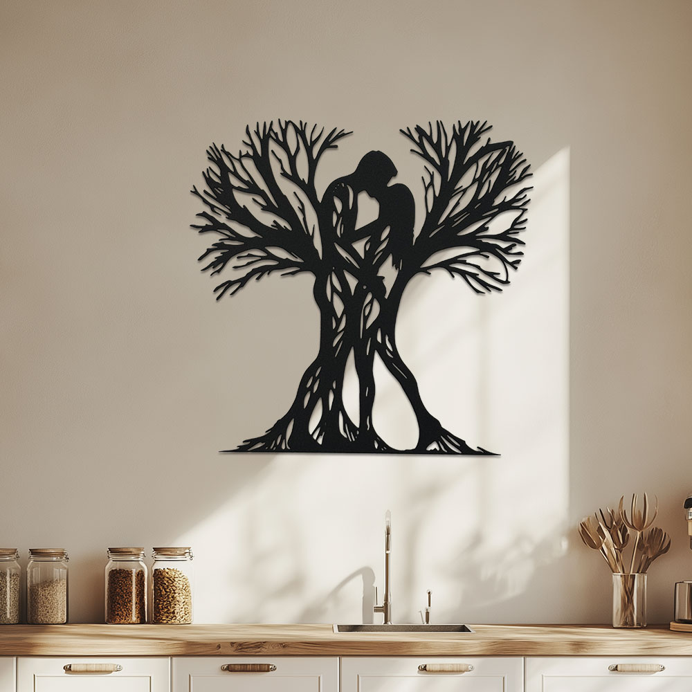Home Office Room Inspiration - Scultura d'Albero in Metallo Ispirata al