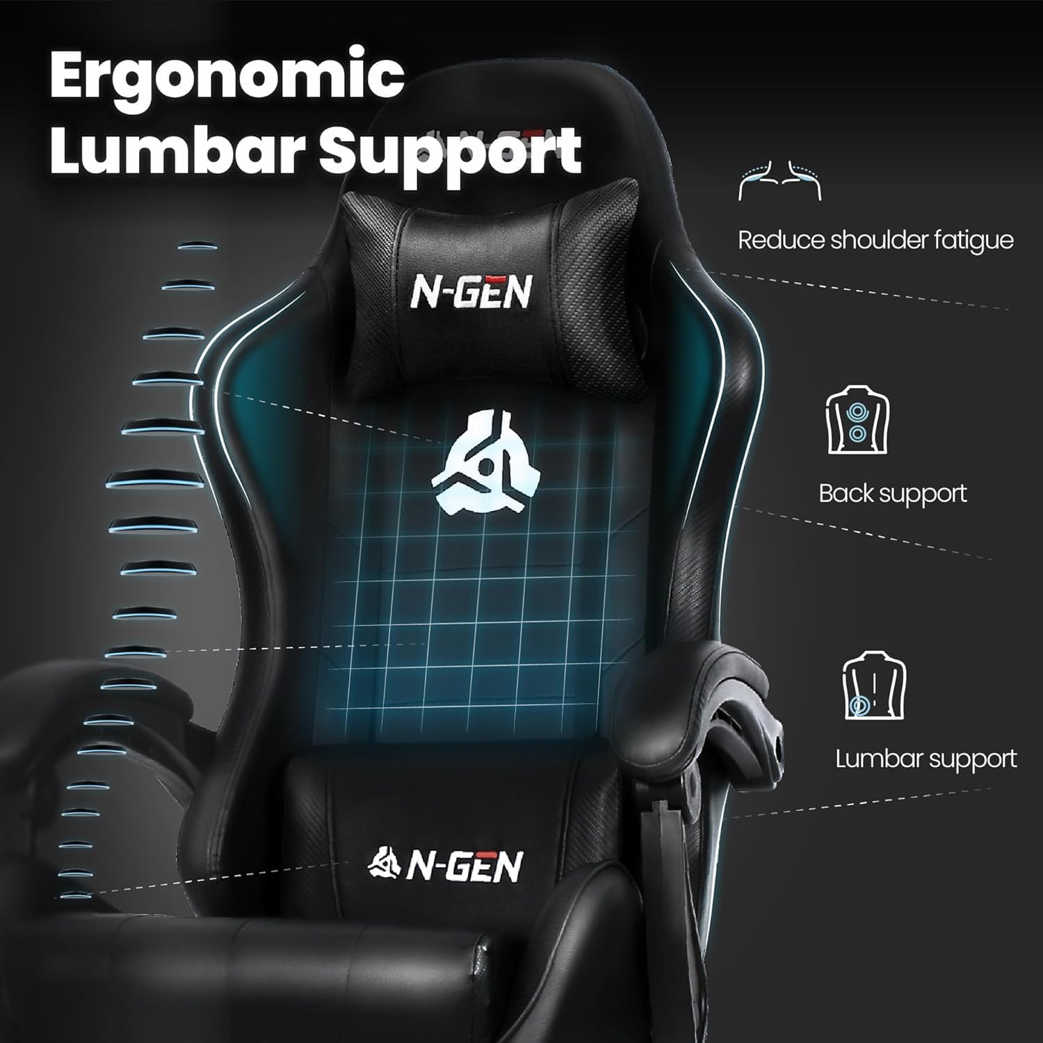 Sedia da Gaming con Poggiapied - Ergonomic Office Chair recensione e prezzo