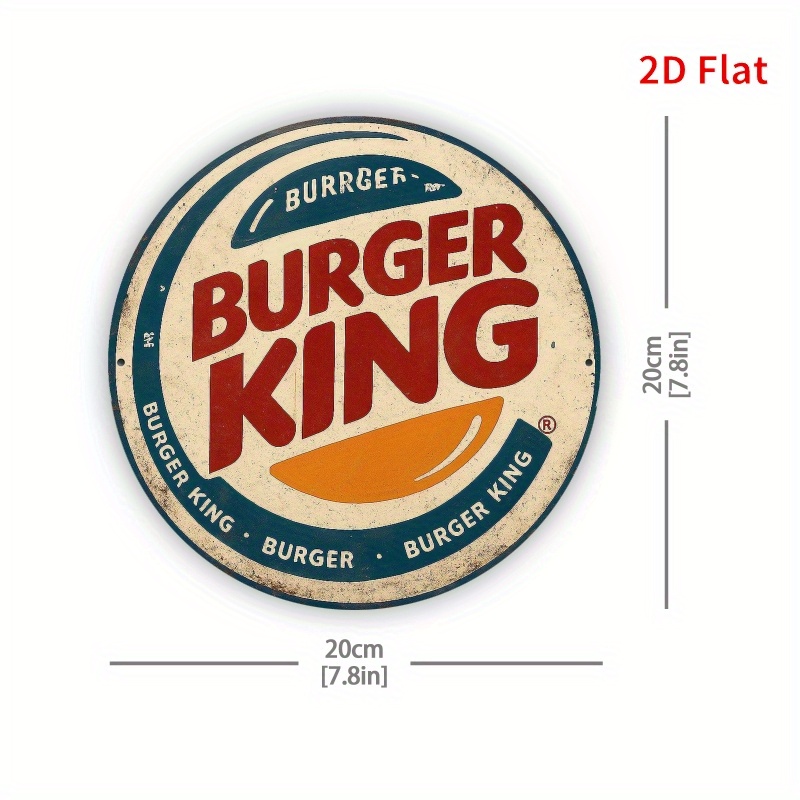 Burger King Logo retrò in legn - Home Office Logo recensione e prezzo