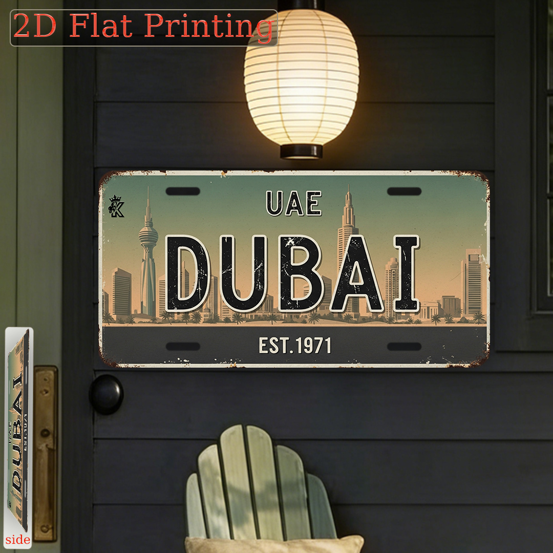 Targa Decorativa in Metallo Vi - Home Office Dubai recensione e prezzo