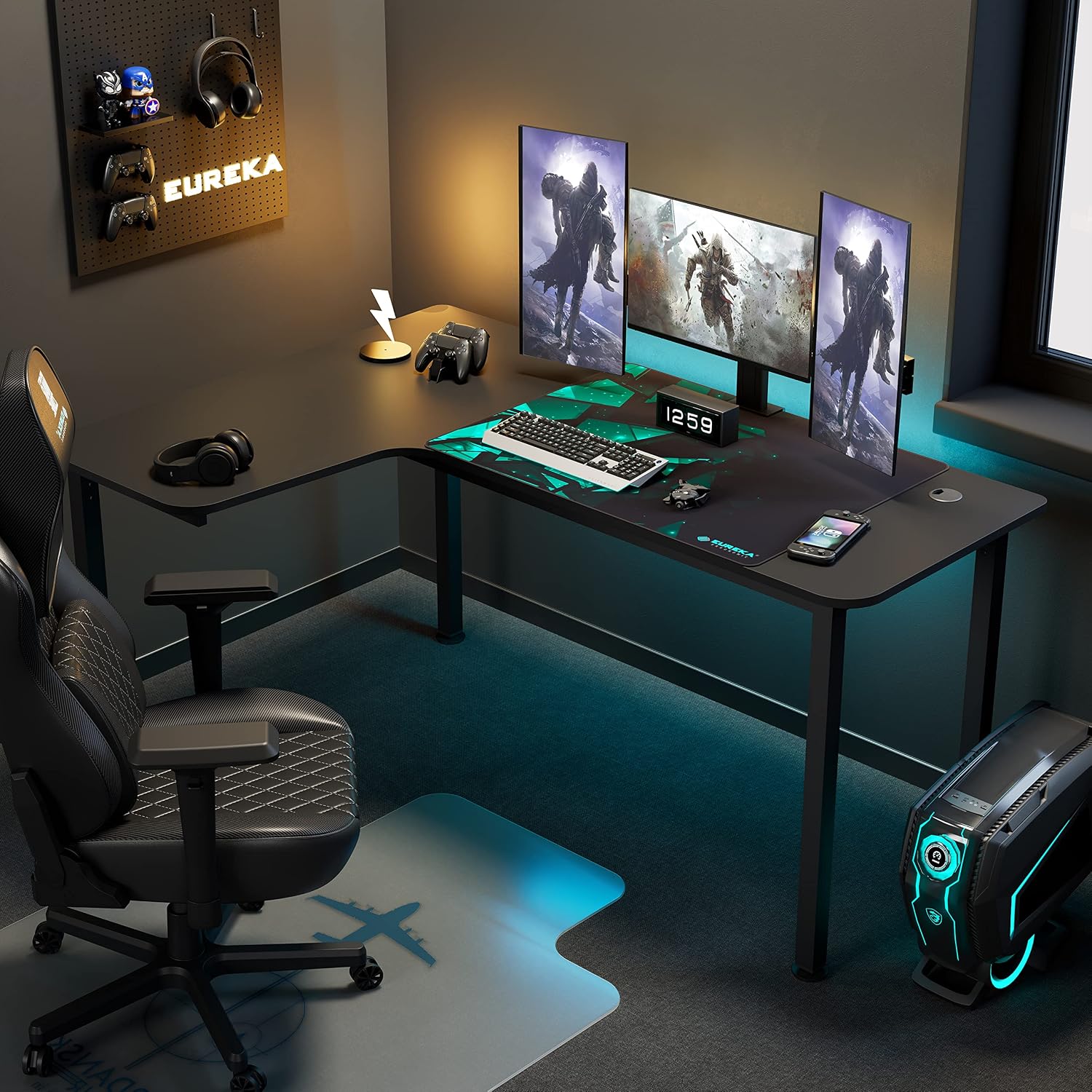 Scrivania ad angolo a forma di - Home Office Work Table recensione e prezzo